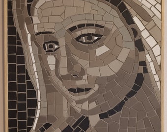 Our Lady of Medjugorje, ceramic mosaic wall panel
