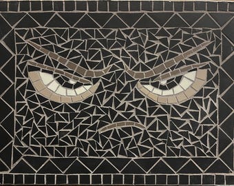 If Looks Could Kill, ceramic mosaic wall pane