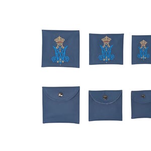 Custodia per corona mariana, custodia per rosario ricamata, astuccio per rosario, custodia per rosario, astuccio in pelle, astuccio in pelle per rosario, astuccio in pelle per rosario, borsa per rosario