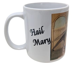 Annunciation, Catholic Mug, Catholic gift, Stocking stuffer, Baptism, Holy Communion, Confirmation, Present, Angel Gabriel