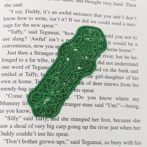 Lace bookmark, bookmark, freestanding lace, lace bookmarks, book accessories, lace anniversary, embroidered bookmark, 13th anniversary