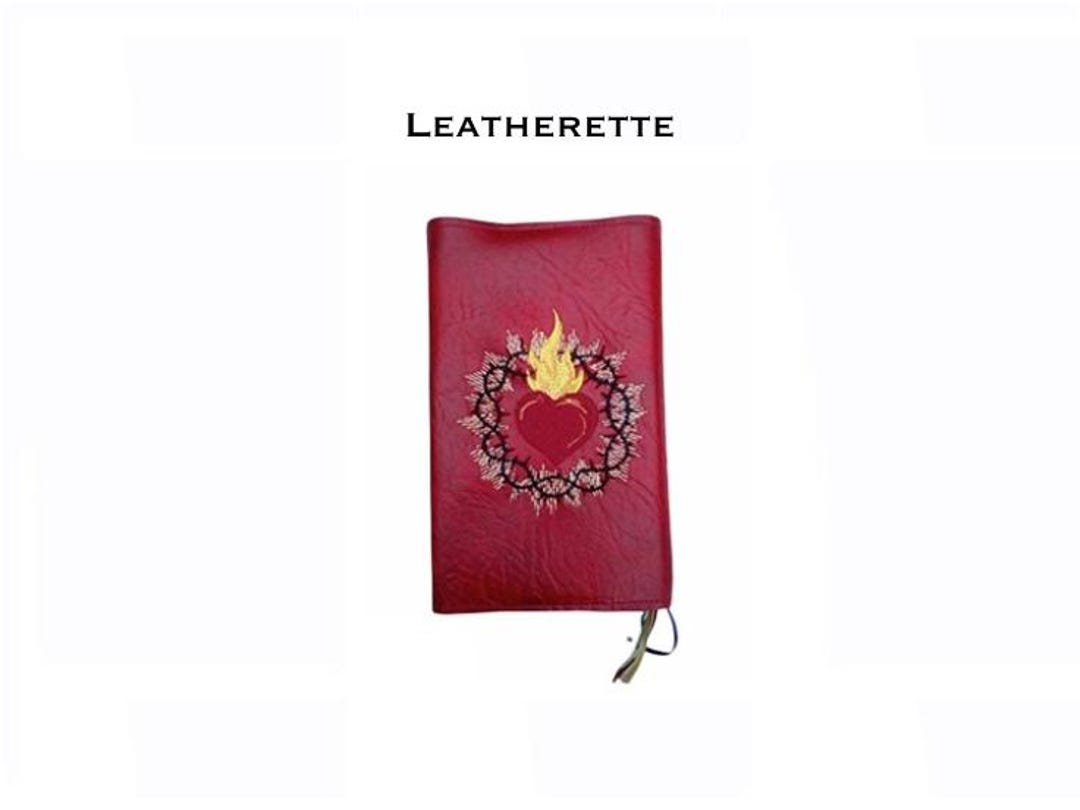 Embroidered Letherette Medium Envelope Missal Cover – Custom Embroidered Leatherette – Add ...