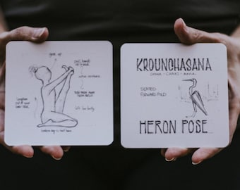 108 Asanas Flashcards \\ Yoga Cards \\ 108YogaLove \\ Align. Refine. Design .. The Union of Yoga & Art