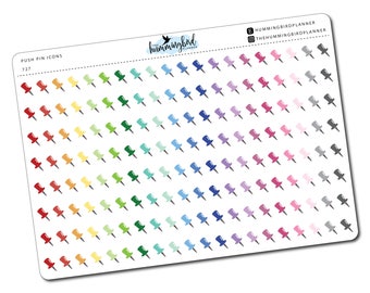 Recycling Bin Icons 703 Planner Stickers for MAMBI and Erin Condren ...