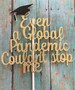 Global Pandemic Cake Topper - Corona virus decorations - Graduation - Covid 19 cake topper - high school - College Graduation Class of 2020 