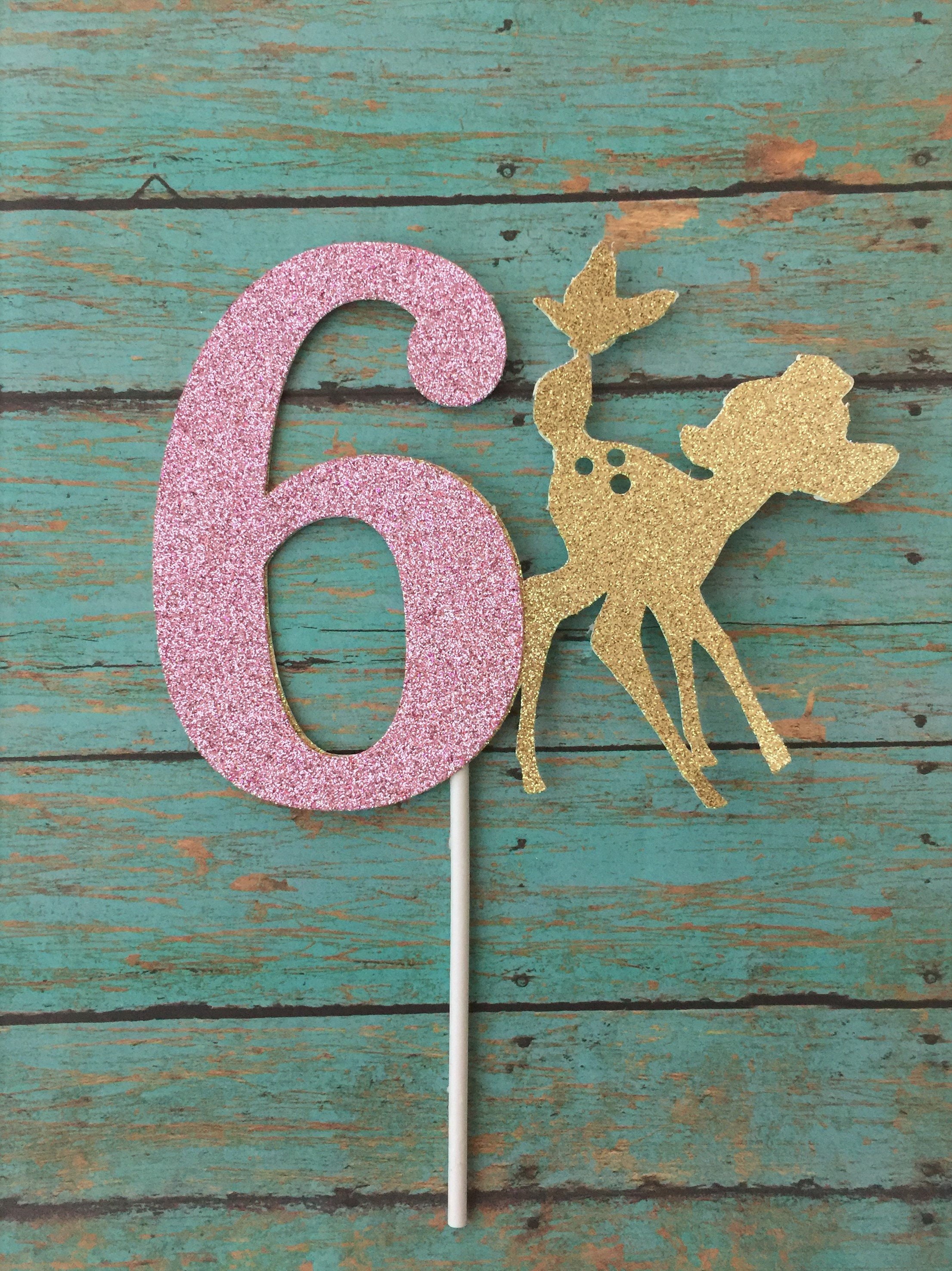 Bambi tort topper cumpleaños Bambi Topper de pastel de | Etsy