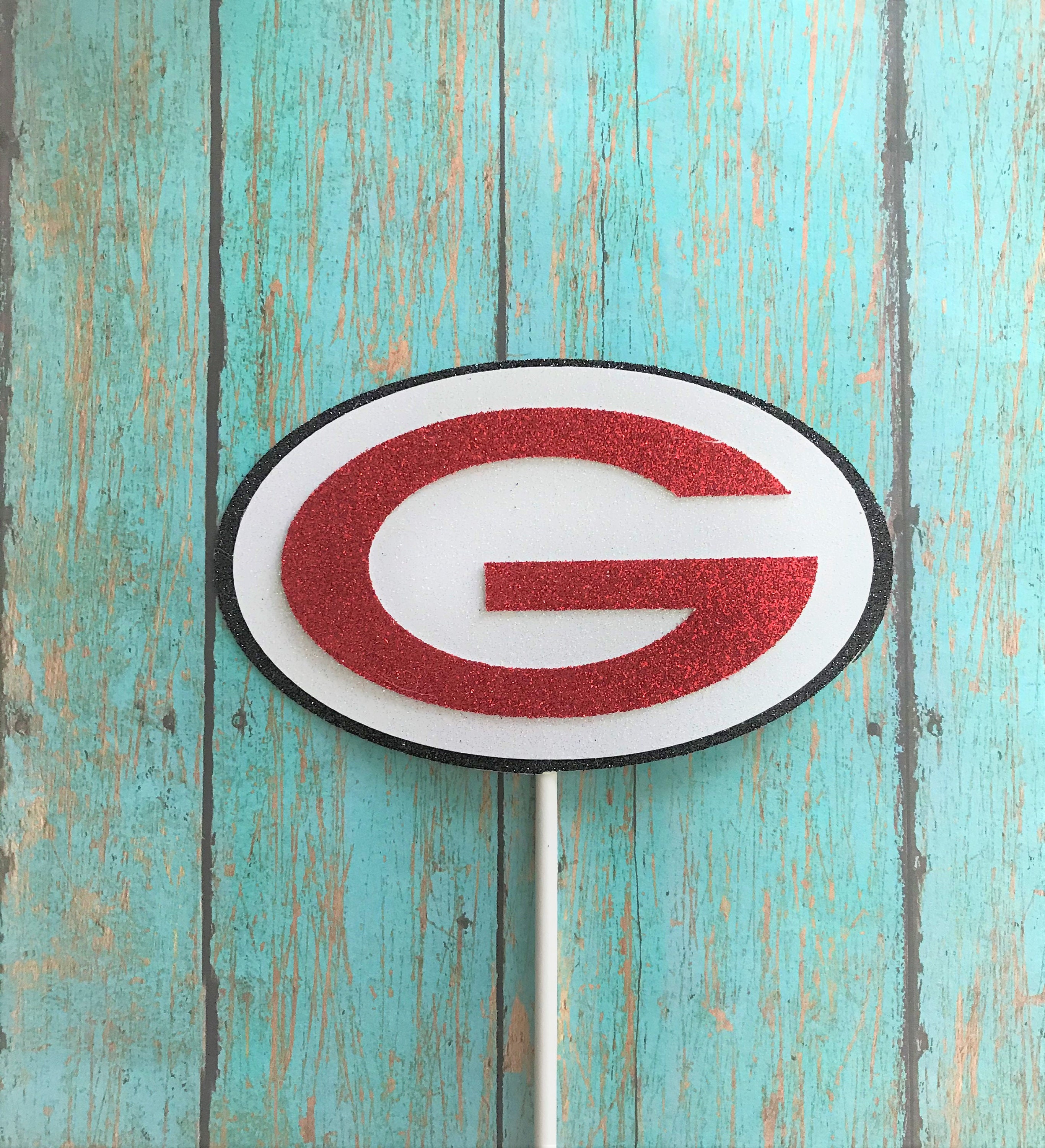 uga cake topper