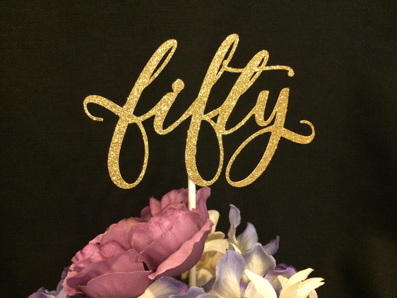 Cursive number fiftyScript number - Etsy Polska