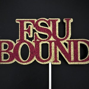 FSU Bound cake topper, FSU University, FSU cake topper, College cake topper, Arrow, Seminole cake topper, Seminole,Florida State University