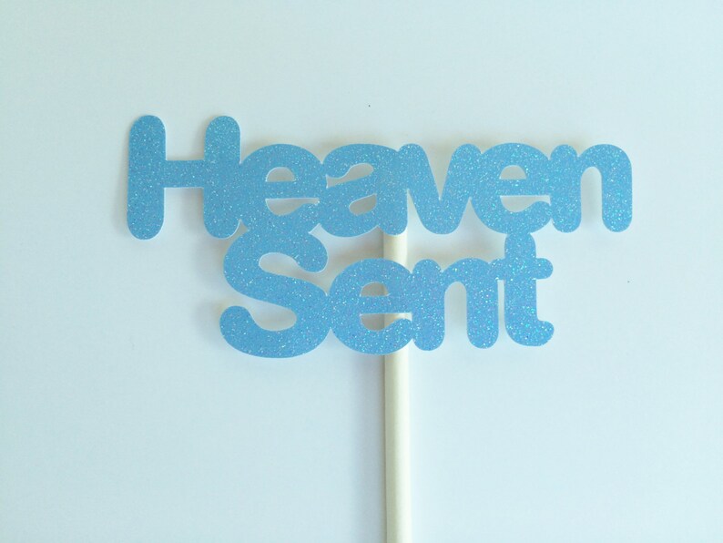 Heaven Sent Baby Shower Boy Decorations Heaven Sent Baby