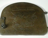 Items Similar To Wb Barrel Stove Cast Iron Stove Door No 2 On Etsy