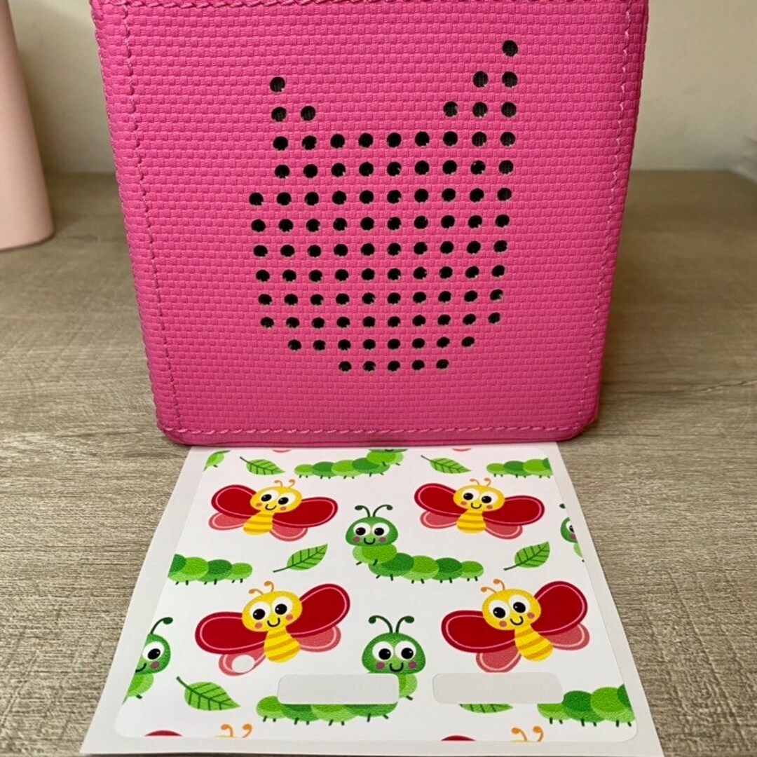 Caterpillar Bundle Toniebox Top Cover and Charger Decal you Cannot Use