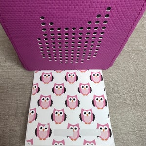 Pink Owl - Toniebox Top Protective Vinyl Cover