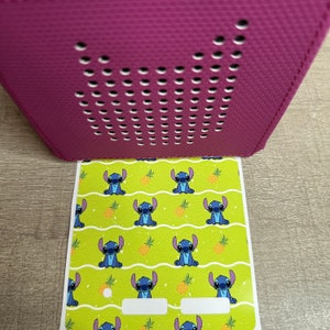 Stitch - Cubiertas superiores de Toniebox, calcomanías para auriculares y cargadores