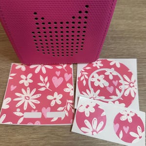 Country Daisies and Hearts Toniebox Covers