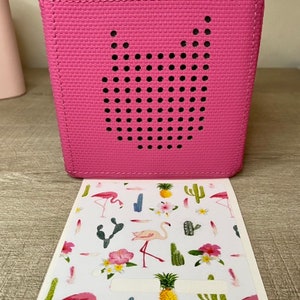 Bundle Deal - Flamingos & Cactus Toniebox Top, Headphone and Charger Decas