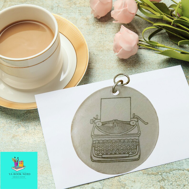 Typewriter Pendant Etsy