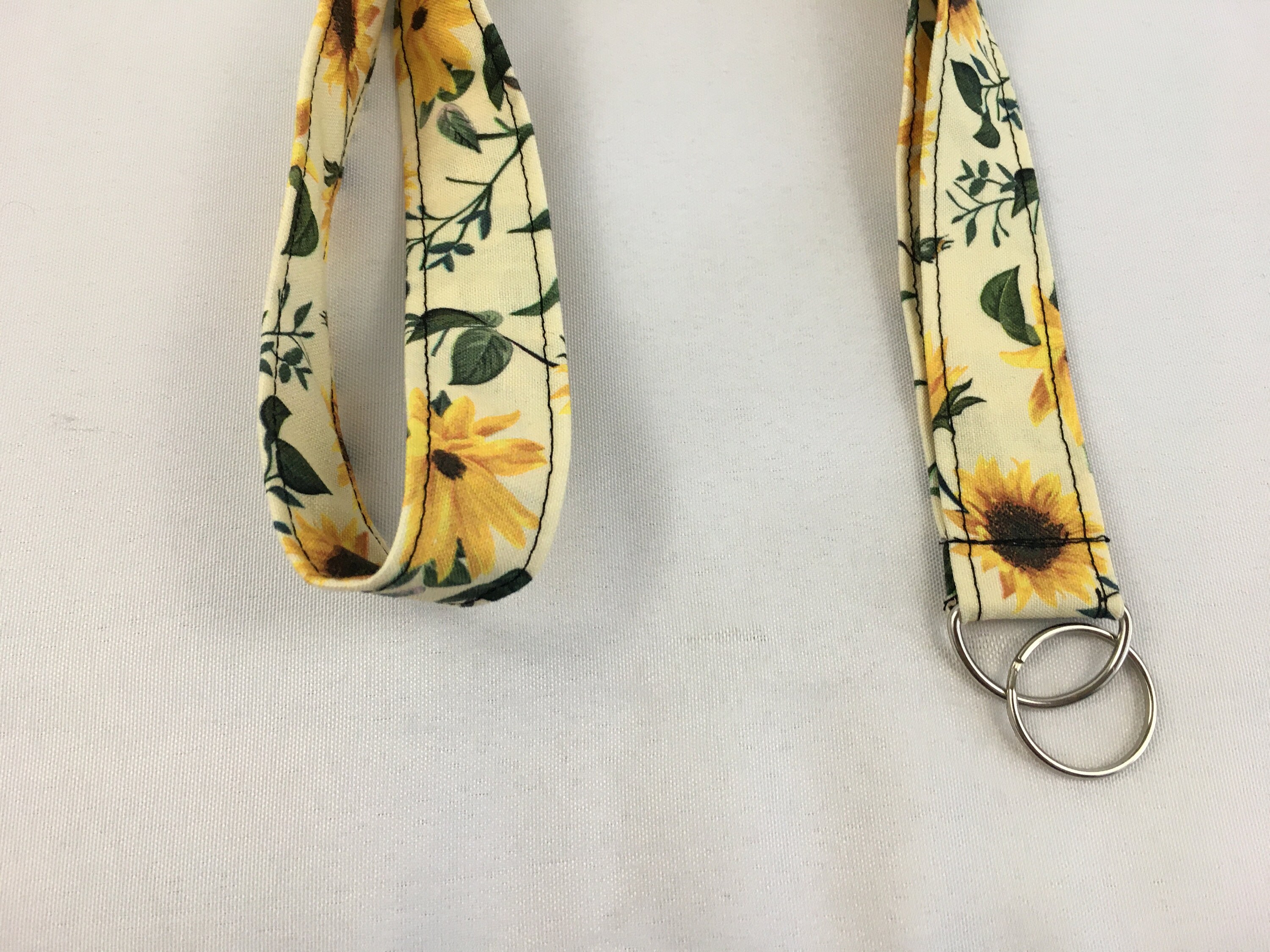 Pale Yellow Sunflowers Lanyard/Key Chain/Badge Holder Etsy