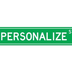 Personalized Street Sign - Custom Name