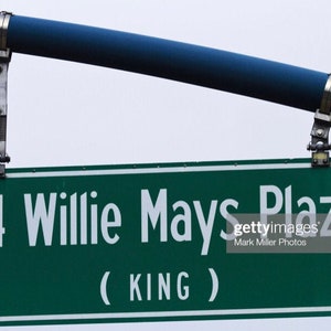 Willie Mays Plaza Sign