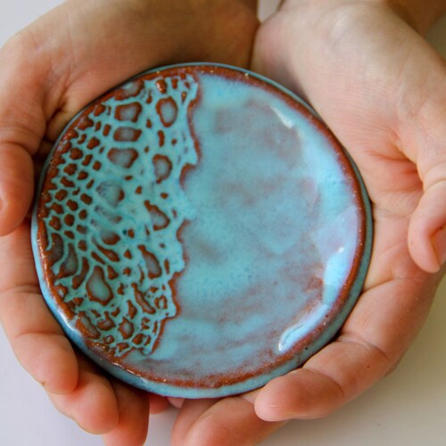 Ceramic Ring Dish Handmade Pottery Trinket Tray Jewelry Etsy
