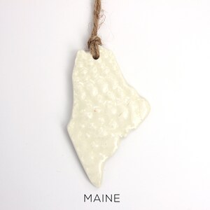 Maine State Ornament, Maine Ornament, State Ornament, 50 states, United States, State pride, custom ornament