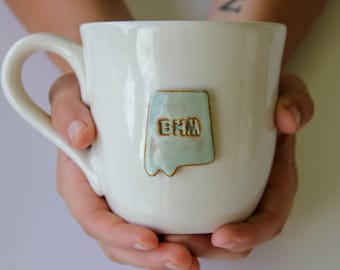 BMH Coffee Mug, Birmingham mug, State of Alabama mug, the Magic City coffee mug, ceramic mug, housewarming gifts