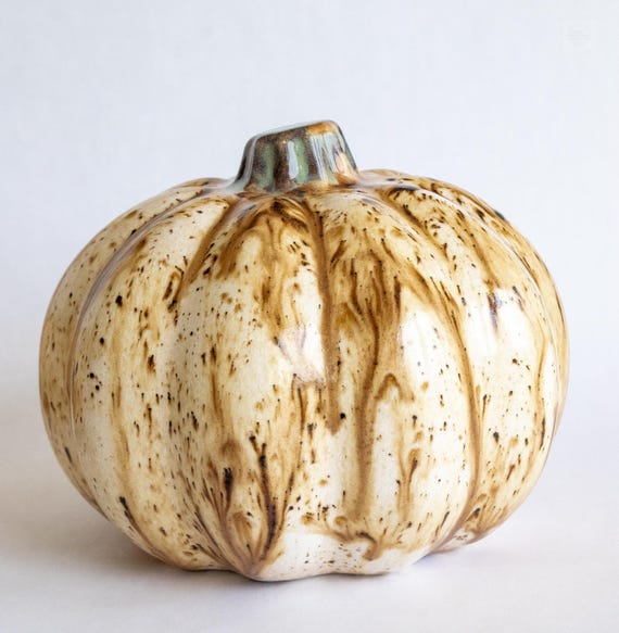 Keramik Kürbis: Herbst Dekor, Gießkunst