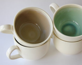 スープマグ、手作り、陶器