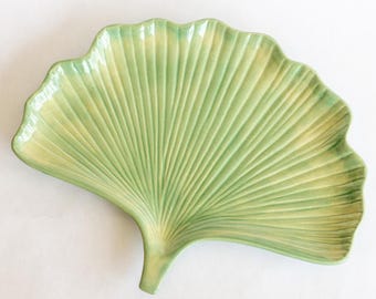 Handmade Ceramic Ginkgo Leaf Tray