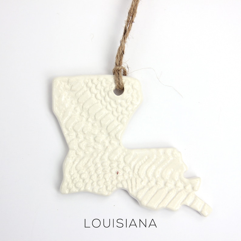 Louisiana State Ornament 50 states State Ornament United States State pride Louisiana Ornament custom ornament