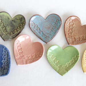 Ceramic Heart Ring Dish