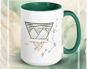 Virgo Constellation Ceramic Mug | Astrology Gift for Earth Signs