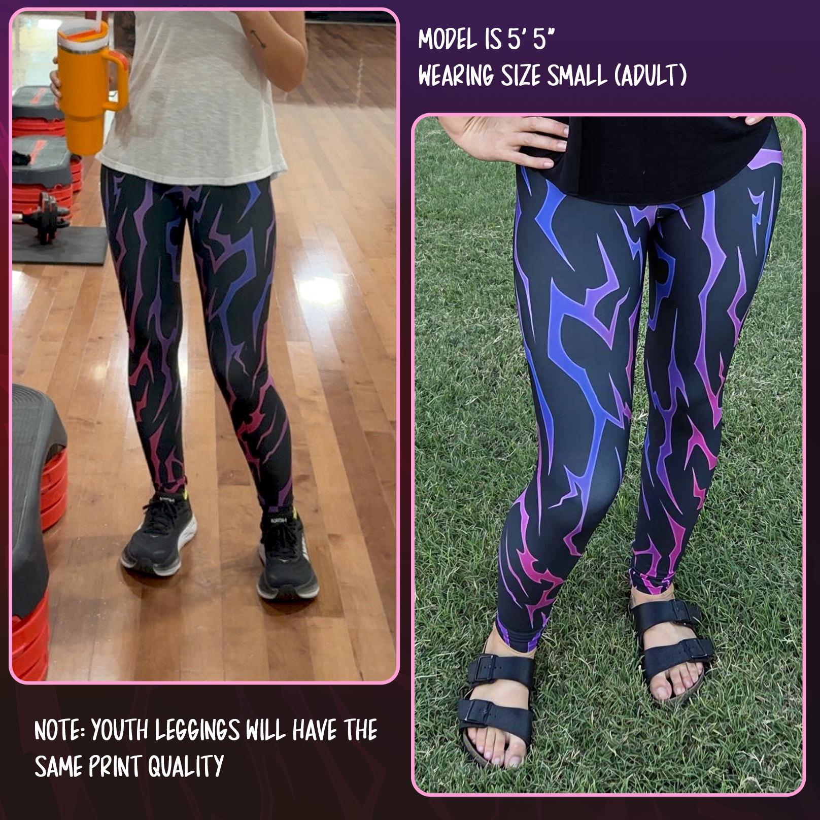 Demon Pattern Cosplay Leggings | Kpop Demon Hunters | Anime Fanart 