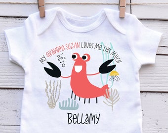 Mormor älskar mig-body: Personlig babyoutfit