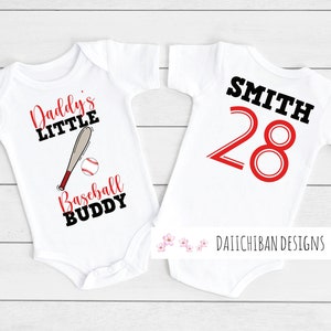 Baseball baby boy outfit Personalized baseball onesie for boys baseball baby gift customized baseball baby shirt baseball sports baby gifts