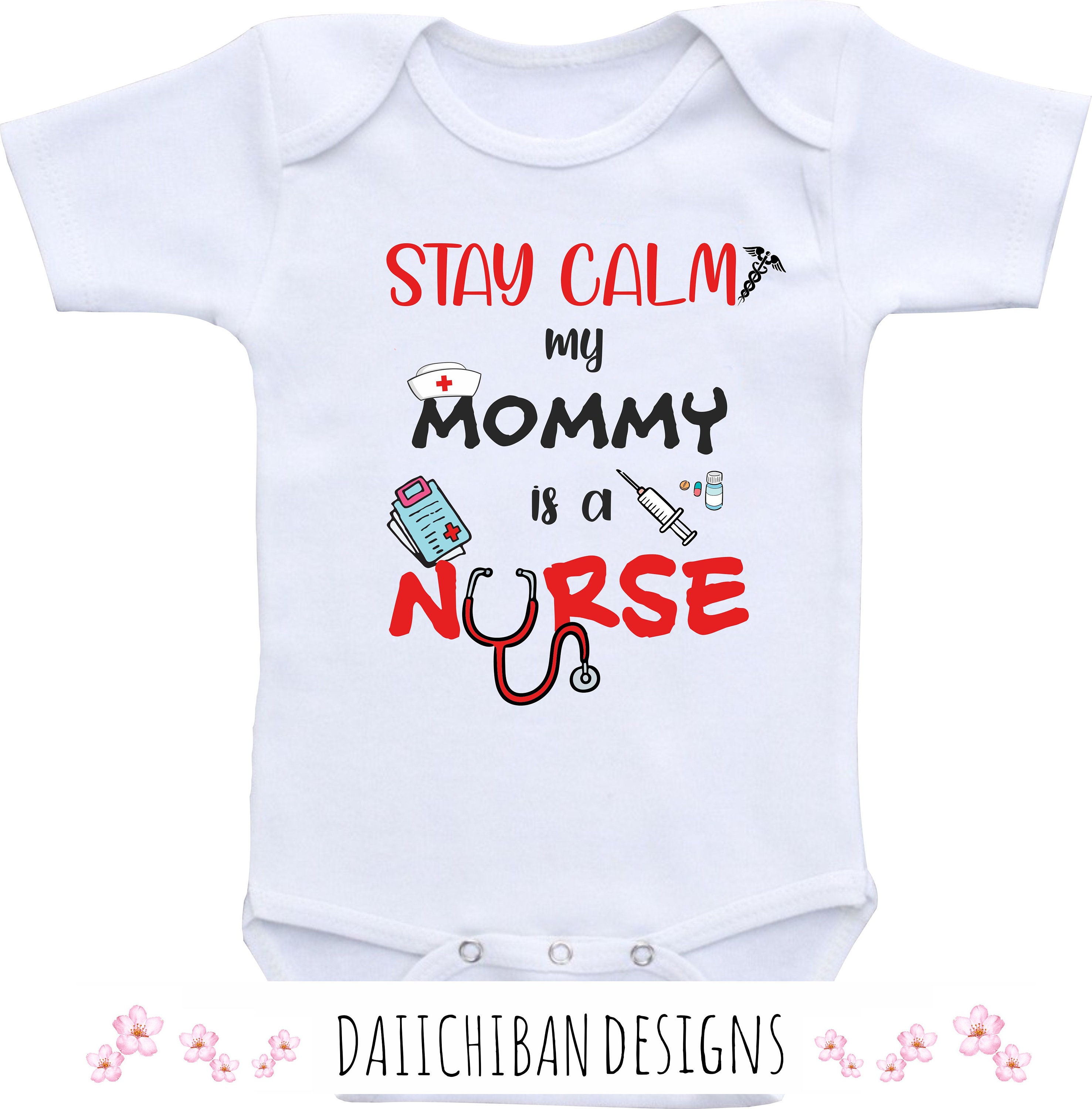 Nurse Baby Gift My Mom is a Nurse Onesie My Mommy is a Nurse - Etsy UK