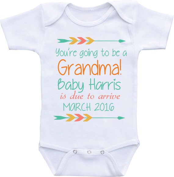 new baby onesie pregnancy announcement grandparents pregnancy reveal to grandparents grandpa or grandma new grandparents birth announcement new baby annoucement
