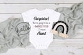 Surprise youre going to be babysitters Funny Pregnancy announcement Aunt baby announcement to Auntie baby reveal gift Aunt pregnancy reveal