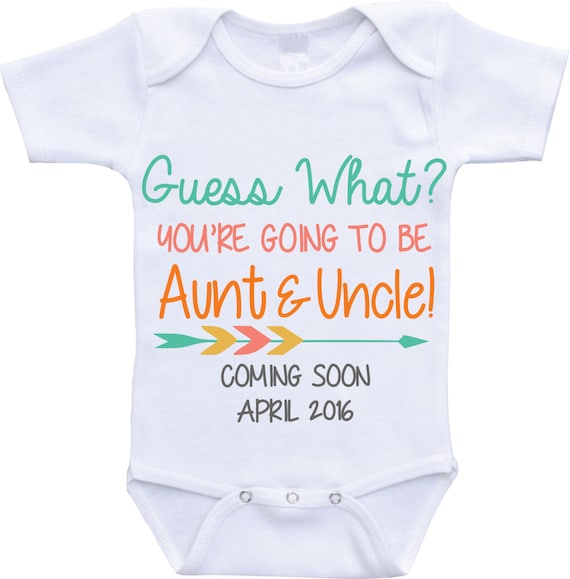 aunt and uncle onesie