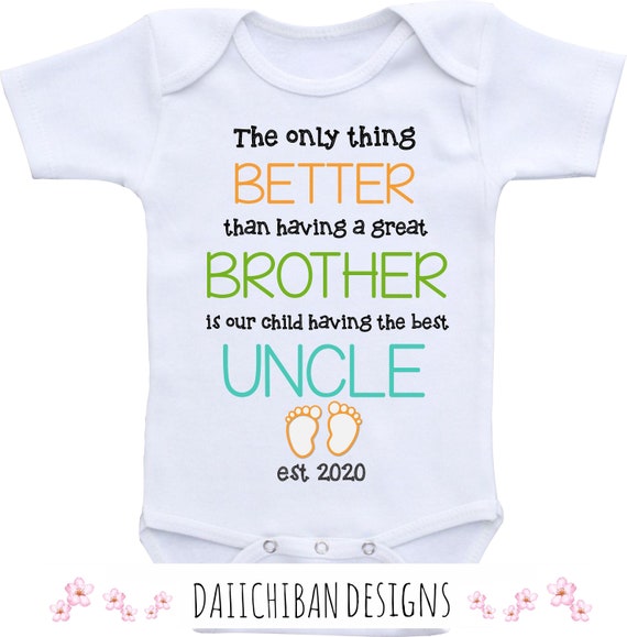 Look At You Becoming An Uncle Engraved Beer Can Glass Pregnancy Announcement for Brother Promoted to Uncle Shop4Ever Wow 