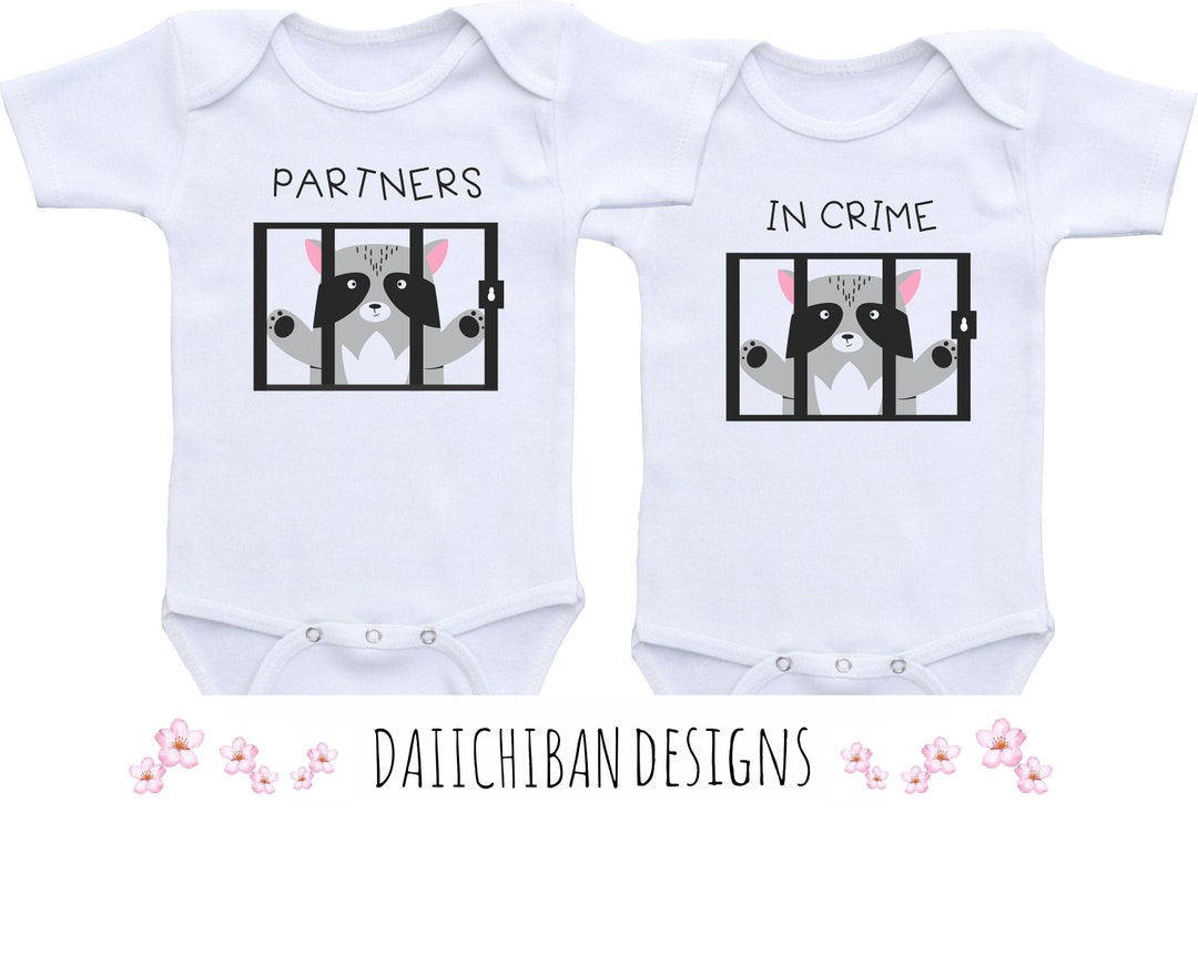 Twin Clothes Boy and Girl Twin Baby Onesie Baby Clothing for Twins