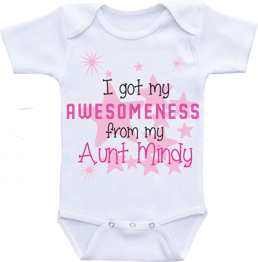 Auntie Onesies Aunt Baby Clothes Aunt Onesie Auntie Shirt Baby Girl