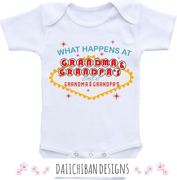 grandma and grandpa onesie