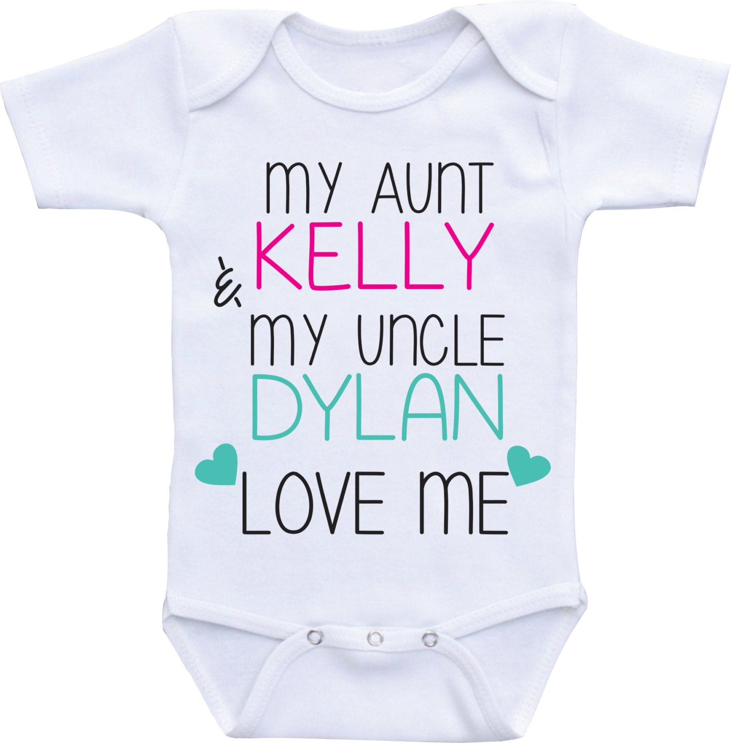 My Aunt and Uncle Love Me Aunt and Uncle Onesies Aunt Baby Etsy UK