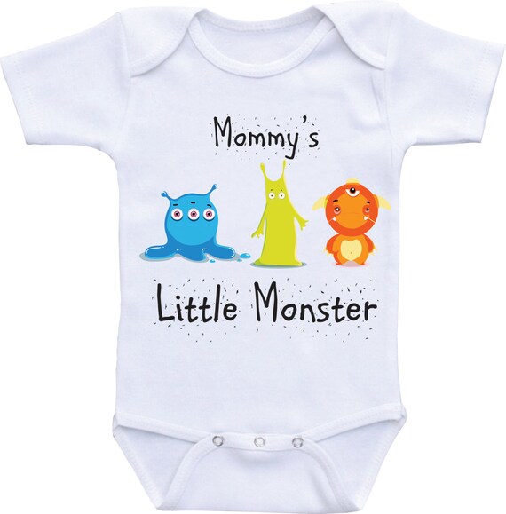 mommy's little monster onesie