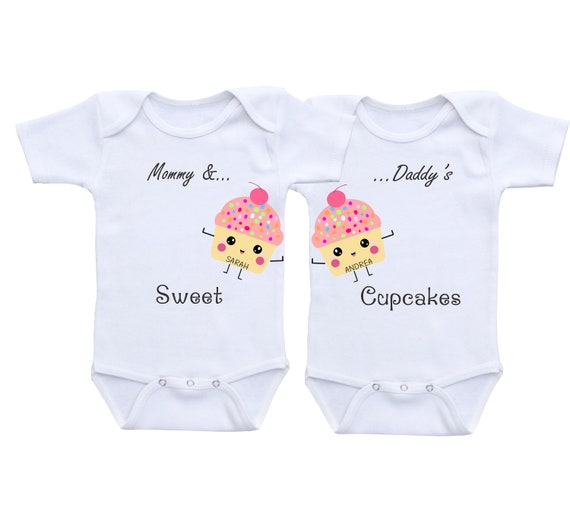 twin girl onesies