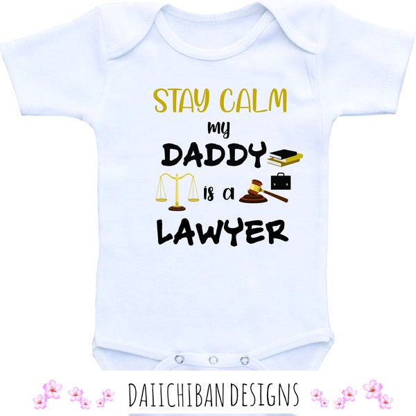 My Dad is a lawyer onesie daddy is a lawyer dad shirt attorney baby gift lawyer baby onesie attorney work product onesie attorney baby gift