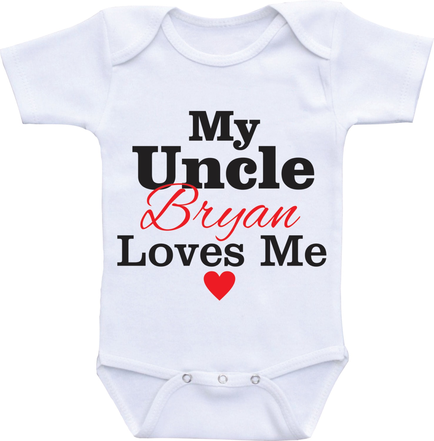 Uncle baby clothes Uncle gift to nephew gift niece gift My