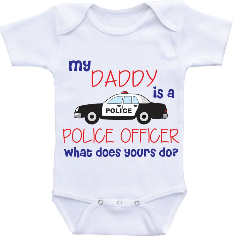 My DADDY is a police officer Onesie Police baby Onesie Police Etsy